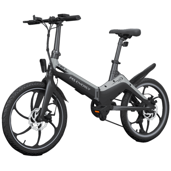 MS Energy Elekrični Gradski bicikl, 20" točkovi, domet do 50 km - eBike i10 Black/Gray