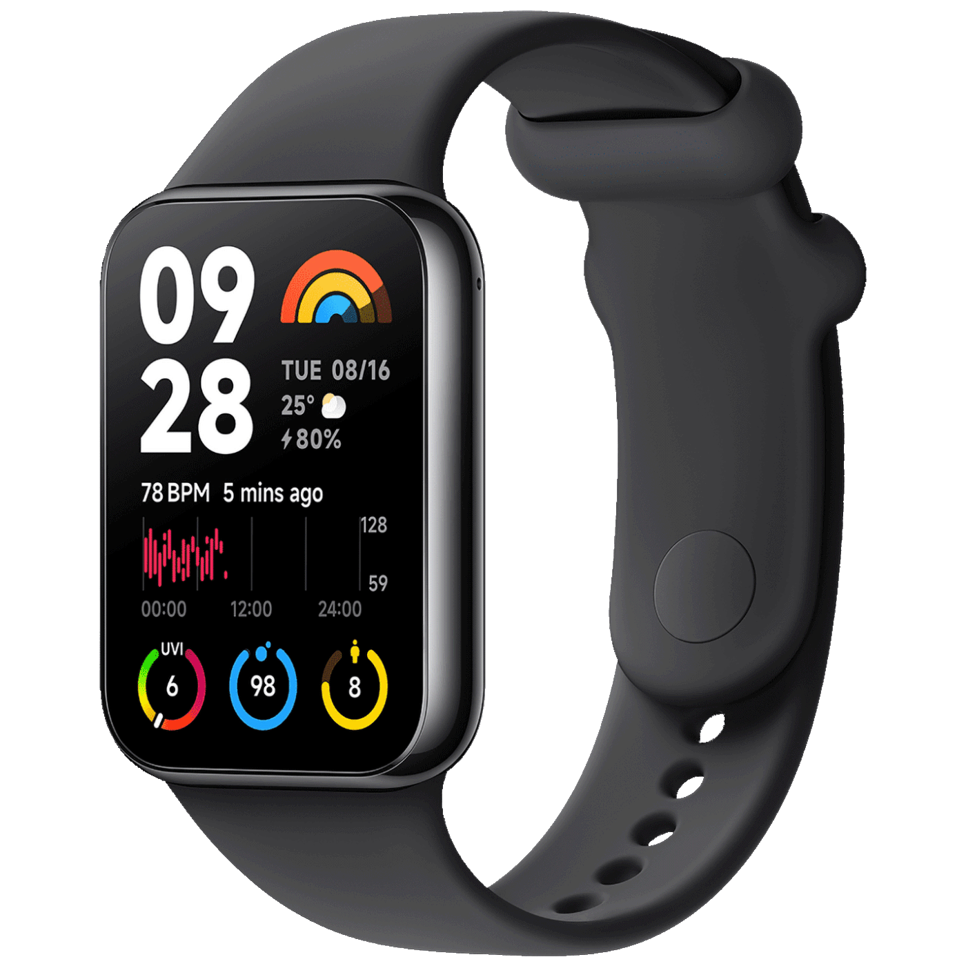Xiaomi Pametni sat, fitness, 1.74" AMOLED ekran, vodootporan 5 ATM - Mi Smart Band 8 Pro