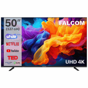 Falcom Televizor Smart LED TV 4K UltraHD  50", Bluetooth ,WiFi - TV-50LTF024SM WOS