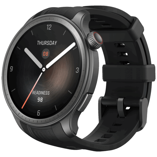 Amazfit Pametni sat, 1.5" AMOLED, vodootporan 5ATM, BT, WiFi, GPS - Balance Silicon - Midnight
