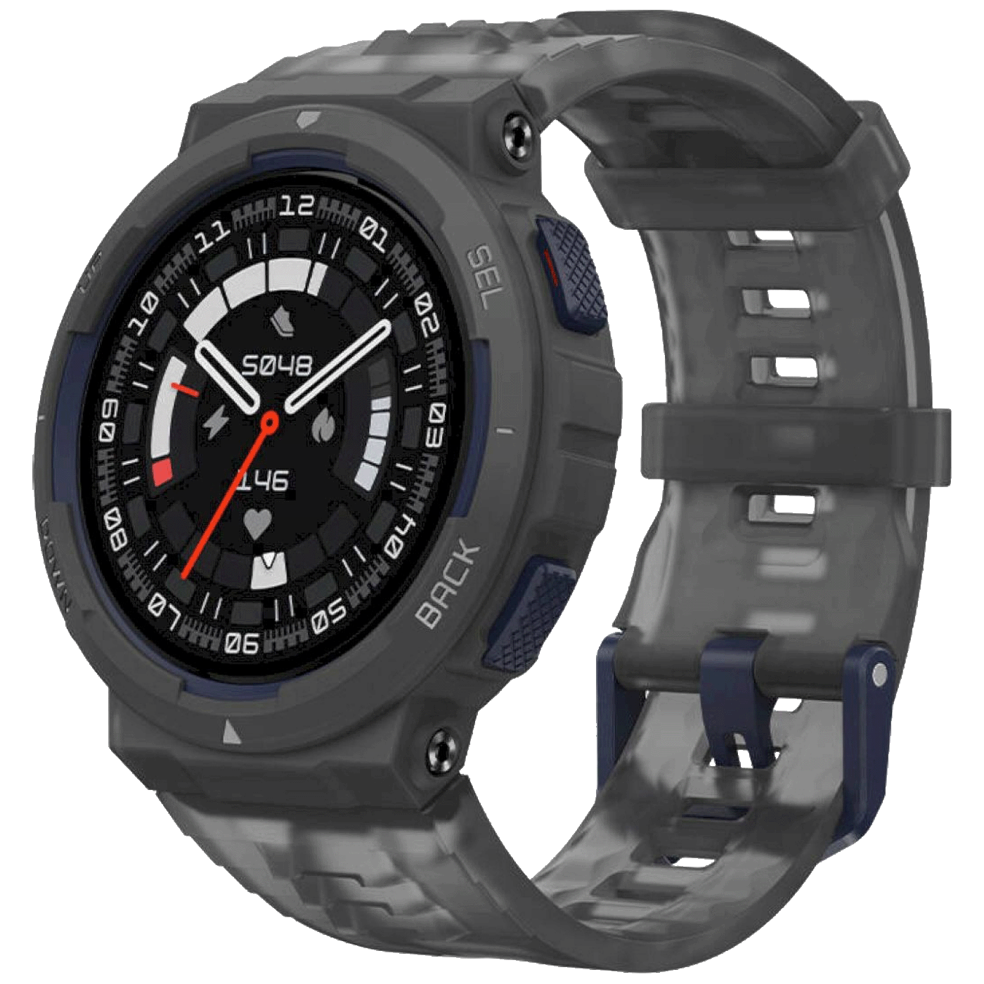 Amazfit Pametni sat, 1.32", vodootporan 10ATM, BT, GPS - Active Edge Midnight Pulse