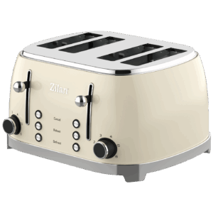 46308_1721206757yzagvj7uv6.png Zilan Toster, 4 otvora za kruh, 6 nivoa grijanja, 1500W, Retro - ZLN1214