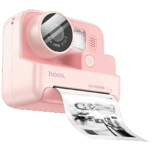 hoco. Dječija kamera sa printerom, 2" IPS LCD, 720p, microSD - DV200 Pink