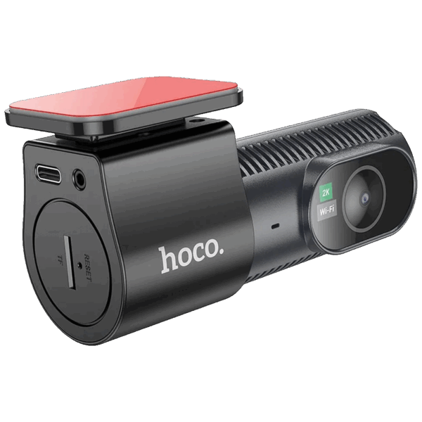 hoco. Auto kamera, 4 Mpxiel, 1.47" TFT LCD, 2K, microSD - DV7