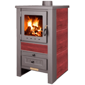 pro-termo Peć na čvrsto gorivo, 7.5kW - NOVA G Pro, Crvena