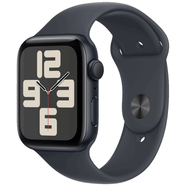 Apple Pametni sat, 1.57" LTPO OLED zaslon, vodootporan, BT, WiFi - Watch SE 2024 GPS 40mm Midnight