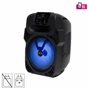 56468_1736410300fuddpdhpca.png SAL Zvučnik bežični, Bluetooth, FM radio, KARAOKE, 40 / 25W - PAR20BTC