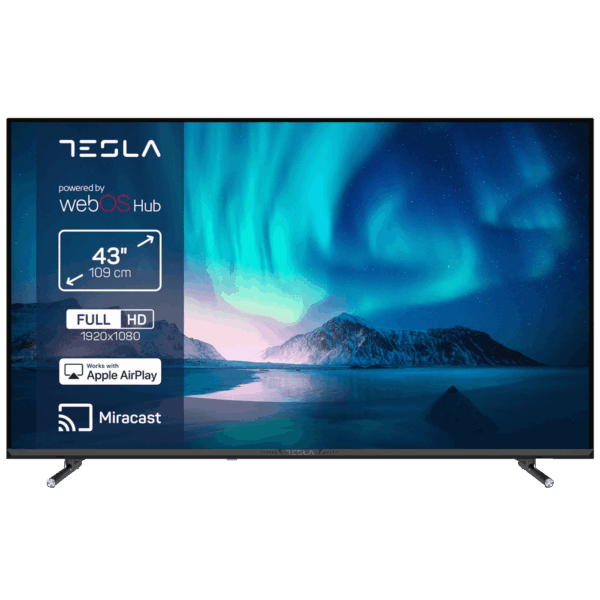 59734_1750057140pe2d5blo7t.png Tesla Televizor Smart LED FullHD 43", WebOS - 43E645BFW