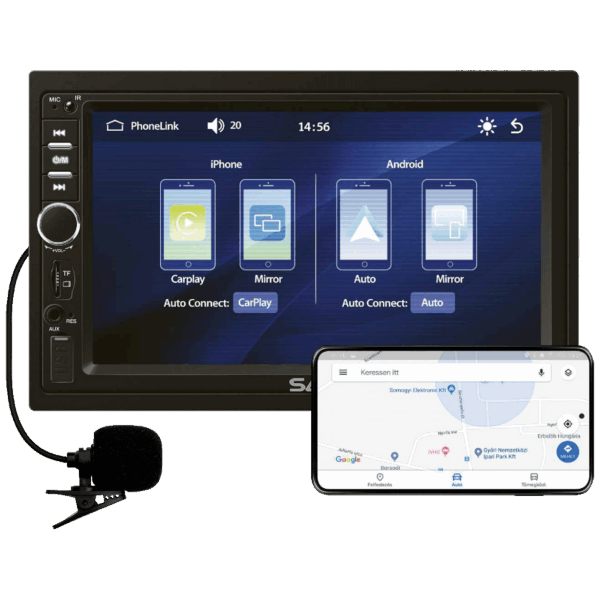 60257_1744385892ck4sz2lk0r-1.png SAL Auto radio, 4 x 45W, 7" LCD Display, BT, USB, microSD - VBX910