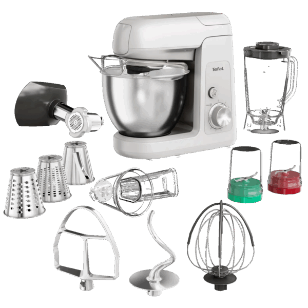 Tefal Mikser sa posudom, 1100W, 8 brzina, kuhinjski robot - QB525B38
