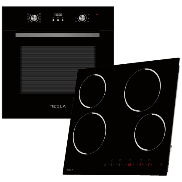 Tesla Set ugradbena pećnica /ploča, BO901MB+HV6401MB