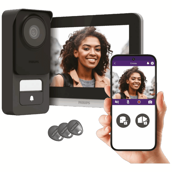 Philips Video interfon7", set, WelcomeEye Connect 3