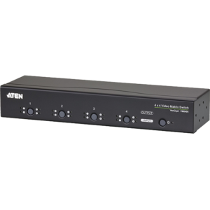 Valueline VGA switch, 4 x 4 audio/video + RS232 - VM0404-AT-G