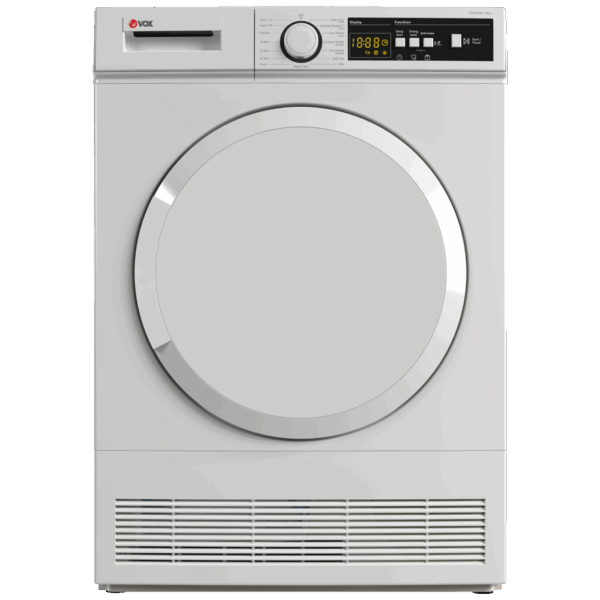 66420_1755153492nj6hxjzg2a.png VOX Kondenzatorska sušilica, kapacitet 8 kg, 15 programa - TDC-810G