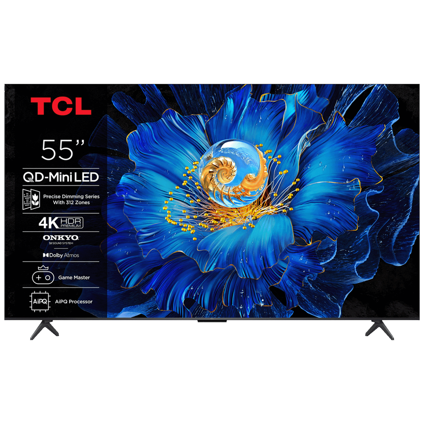 TCL TV 55" 4K QD-MiniLED 55C6KS, Smart TV, Google TV, HDR, Dolby Vision, Micro-OD