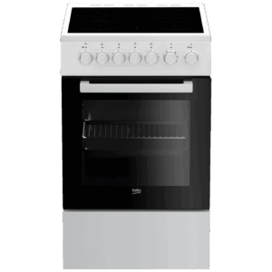 Beko Štednjak 4 staklokeramičke ringle, pećnica 55 lit., A - FSE 57110 GW