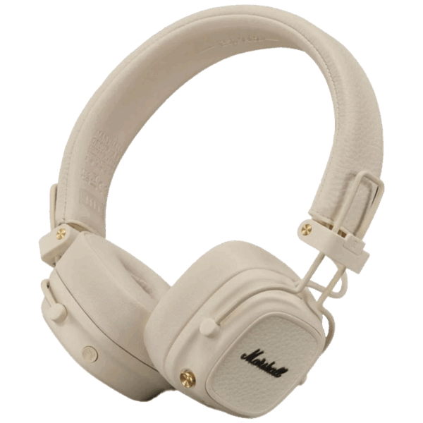 Marshall Slušalice bežične / žične, sa mikrofonom, Bluetooth - Major V - Cream