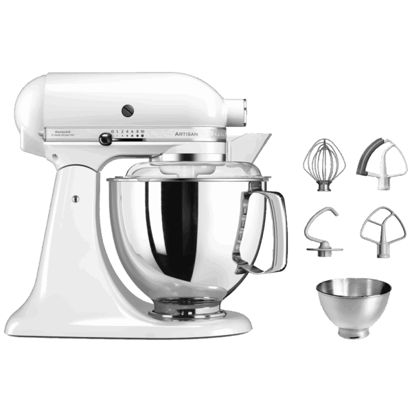 KitchenAid Mikser sa posudom, 300W, kuhinjski robot - 5KSM175PSEWH