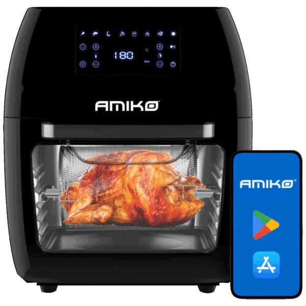 Amiko Friteza na vrući zrak sa grilom, 1700W, 12 lit., WiFi - A80 WiFi