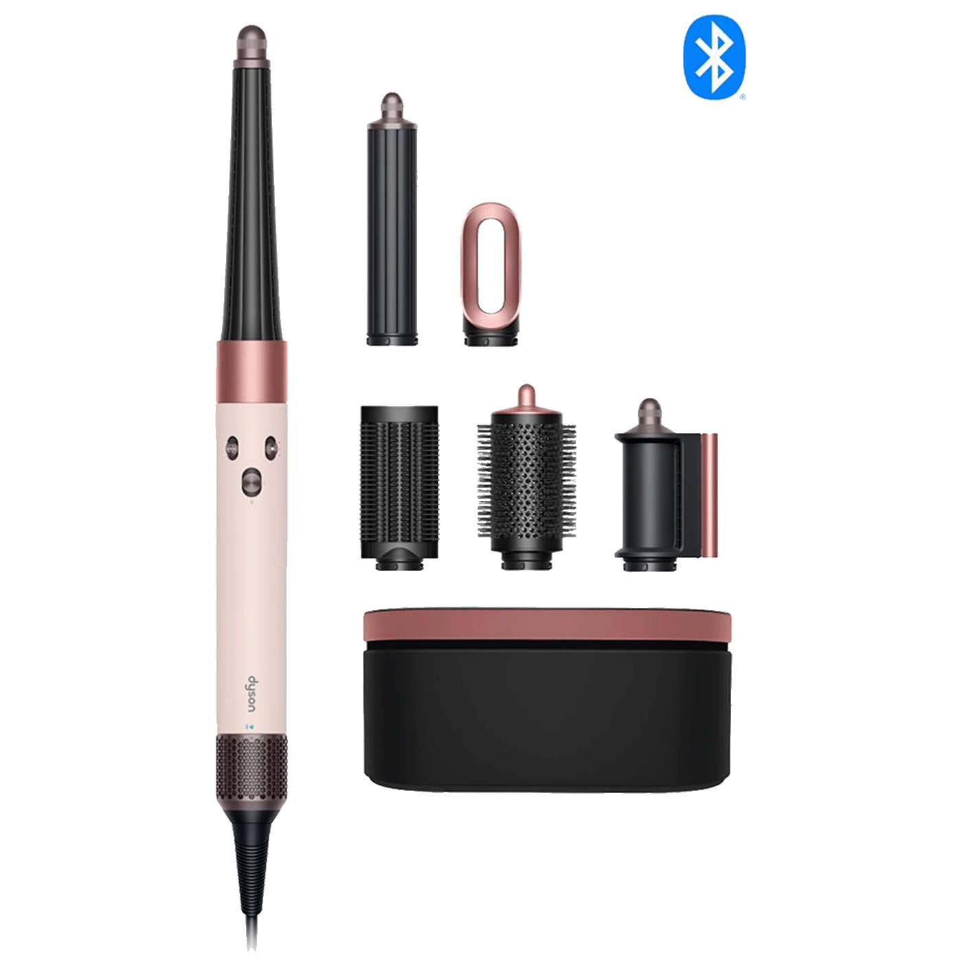 Dyson Uvijač za kosu, 1300 W, kovrče, valovi, ravnanje, sušenje - Airwrap Comp. Pink/Rose Gold+Wavy