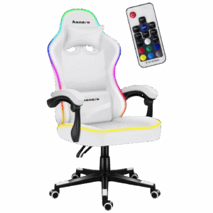Huzaro Gaming stolica, RGB, daljinski upravljač, bijela - Force 4.4 RGB White