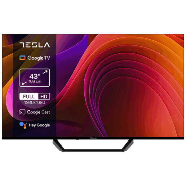 73983_1768982042gjhbe6lk3z-1.png Tesla Televizor Smart LED FullHD 43", Google TV - 43E655BFS