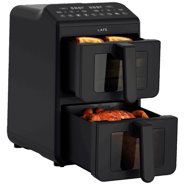 74597_177071333206gf78fe97-1.png Lafe Friteza na vrući zrak, 2460W, Dual Zone, zapremina 10 lit. - Air Dual Fry 10 L
