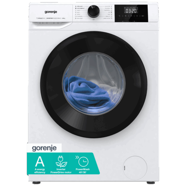 Gorenje Mašina za veš, 1000 obrtaja, 6 kg veša, A - W3NGPI61SAS