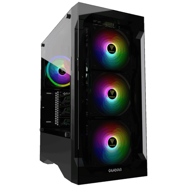 Zeus Desktop PC, Ryzen 5 5500, 16GB DDR4, SSD 512GB, RX580 - Ryzen 5 5500/16GB/512/RX580