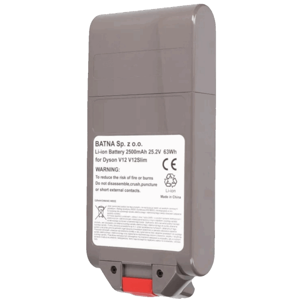 Extralink Baterija za Dyson V12 usisavač, 25.2V 2500mAh - DYSON Battery, V12 25.2V 2500mAh
