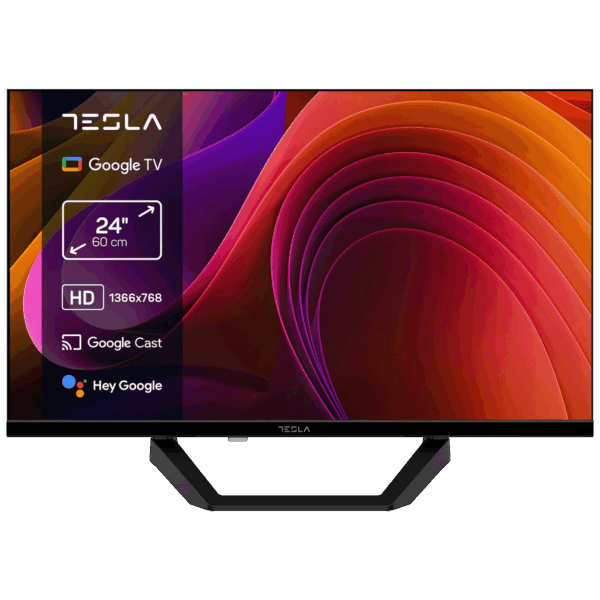 Tesla Televizor Smart LED HD 24", Series 6, Google TV - 24E655BHS