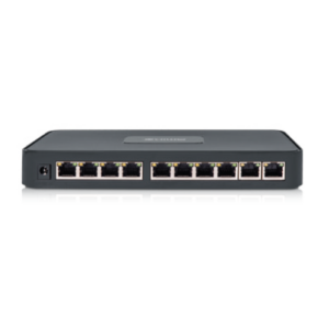 Amiko Home PoE mrežni switch, 10 port RJ-45, 8 PoE, rack ugradnja  - POE SWITCH 8CH+2
