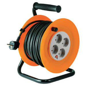 home Motalica za kabl, 50 met., H05VV-F, 3 x 1.5 mm², IP20 - HJR 4-50