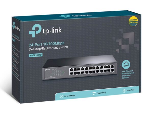 Switch TP-Link Omada 24-Port 10/100Mbps TL-SF1024D Switch TP-Link Omada 24-Port 10/100Mbps TL-SF1024D