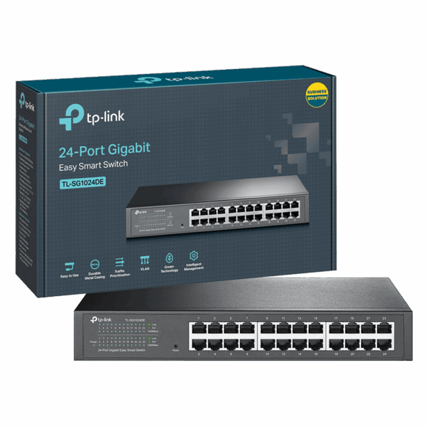 TP-LINK 24-Portni switch, 24 x 10/100/1000 Mbps - TL-SG1024DE
