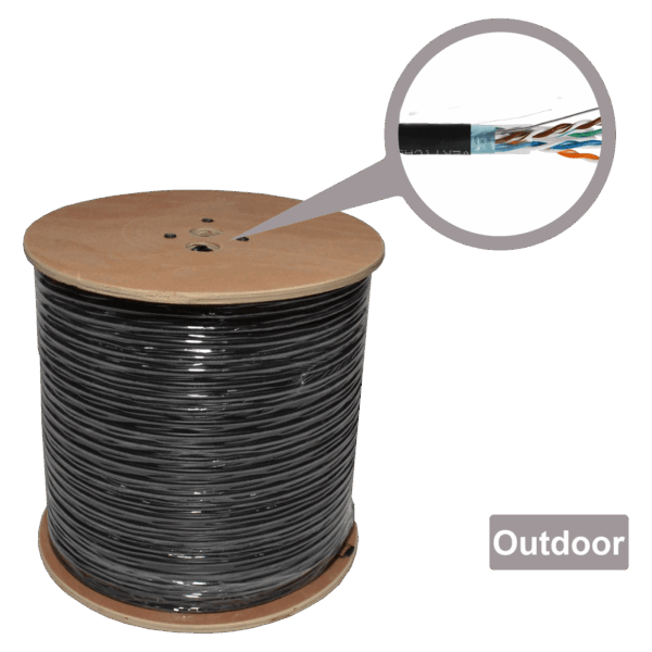 Connect XL Mrežni FTP kabl, CAT6, CCA, Outdoor - Cat6 FTP Outdoor CCA (black)