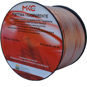 MKC Kabl za zvučnike, 2 x 2.50mm, 100met, transparent - Kabel transp. 2x2,5