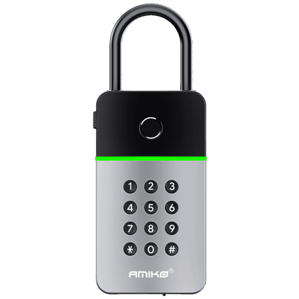 Amiko Home Pametni katanac, Bluetooth, WiFi, PIN, fingerprint - KB01 Smart Box
