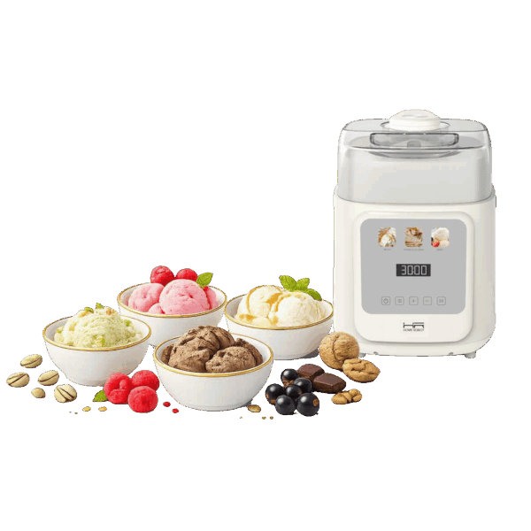 Home Robot Aparat za sladoled s kompresorom, kapacitet 1 lit., 90W - GELATO-500 Home Robot Aparat za sladoled s kompresorom, kapacitet 1 lit., 90W - GELATO-500