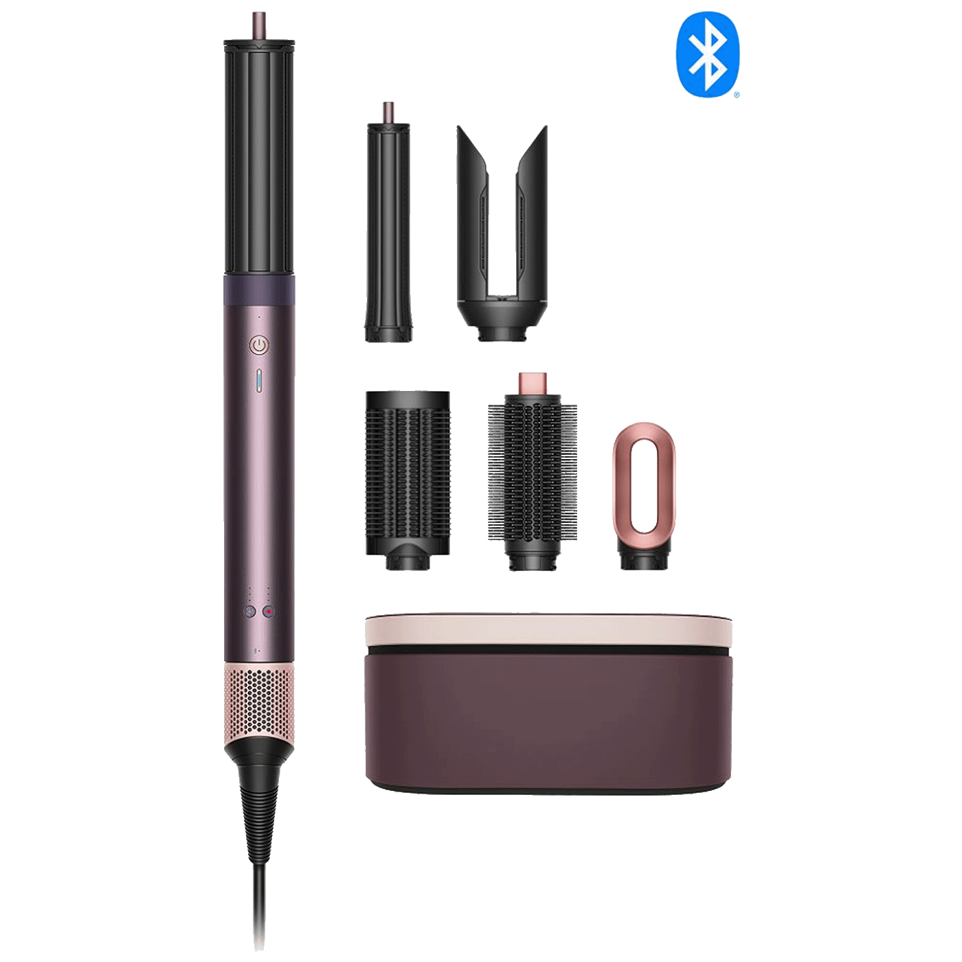 Dyson Uvijač za kosu, 1300 W, kovrče, valovi, ravnanje, sušenje - Airwrap Coanda2x Jasper Plum S+W