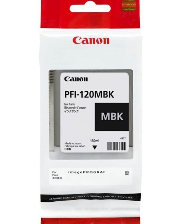Tinta CANON PFI-120 Matte Black Tinta CANON PFI-120 Matte Black