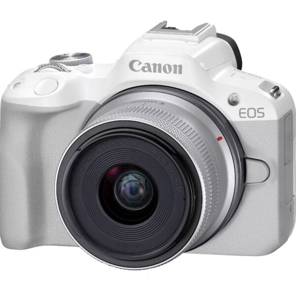 Fotoaparat CANON R50 + RFS18-45 WH Fotoaparat CANON R50 + RFS18-45 WH