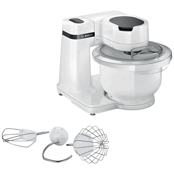 Bosch Mikser sa posudom, 700W, 4 brzine, kuhinjski robot - MUMS2AW00 Bosch Mikser sa posudom, 700W, 4 brzine, kuhinjski robot - MUMS2AW00