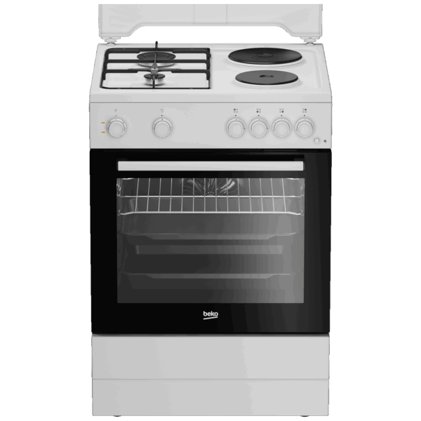 Beko Štednjak kombinirani, 2 el.ringle, 2 x plin, A - FBE64010WDN Beko Štednjak kombinirani, 2 el.ringle, 2 x plin, A - FBE64010WDN