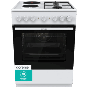 Gorenje Kombinirani štednjak, pećnica 71 l, 5800W, A - GK6B40WG Gorenje Kombinirani štednjak, pećnica 71 l, 5800W, A - GK6B40WG