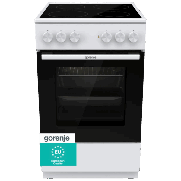 Gorenje Štednjak, 4 staklokeramička ploča, 8600W, pećnica 74 lit, A - GEC5A20WG