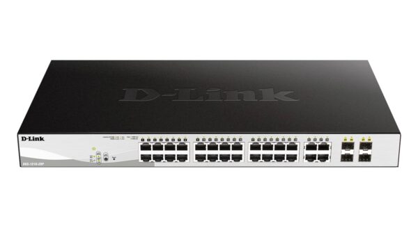 Switch DLINK 28-Port Gb PoE Smart Mnged + SFP DGS-1210-28P/E Switch DLINK 28-Port Gb PoE Smart Mnged + SFP DGS-1210-28P/E