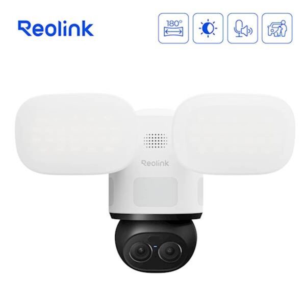 Reolink Ip Kamera TrackFlex Floodlight F850W, 8MP, 4K, 3000 lumena reflektori 30M IR, 6x zoom, Ai Reolink Ip Kamera TrackFlex Floodlight F850W, 8MP, 4K, 3000 lumena reflektori 30M IR, 6x zoom, Ai
