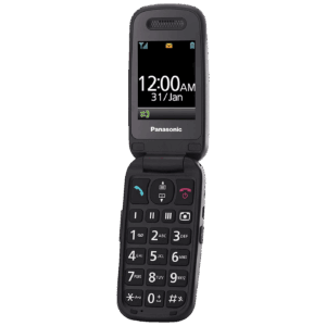 Panasonic Telefon mobilni, 2.4" TFT ekran, LED svjetiljka, USB-C - KX-TU446EXB