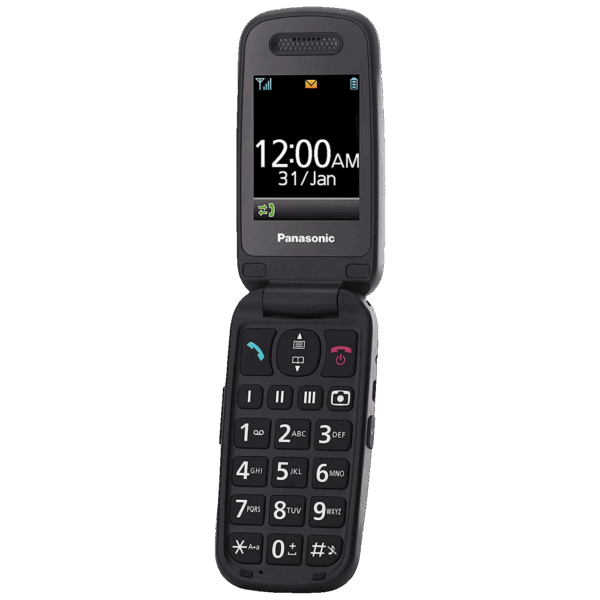 Panasonic Telefon mobilni, 2.4" TFT ekran, LED svjetiljka, USB-C - KX-TU446EXB Panasonic Telefon mobilni, 2.4" TFT ekran, LED svjetiljka, USB-C - KX-TU446EXB
